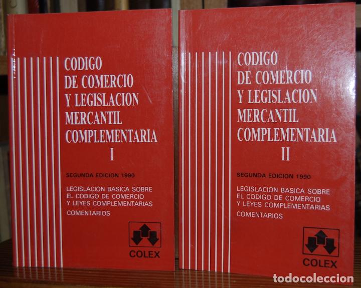 Libros: CODIGO DE COMERCIO Y LEGISLACION MERCANTIL COMPLEMENTARIA. 2&ordf; edici&oacute;n 1990 - CASTRO MEIJE - DELGADO - Foto 1