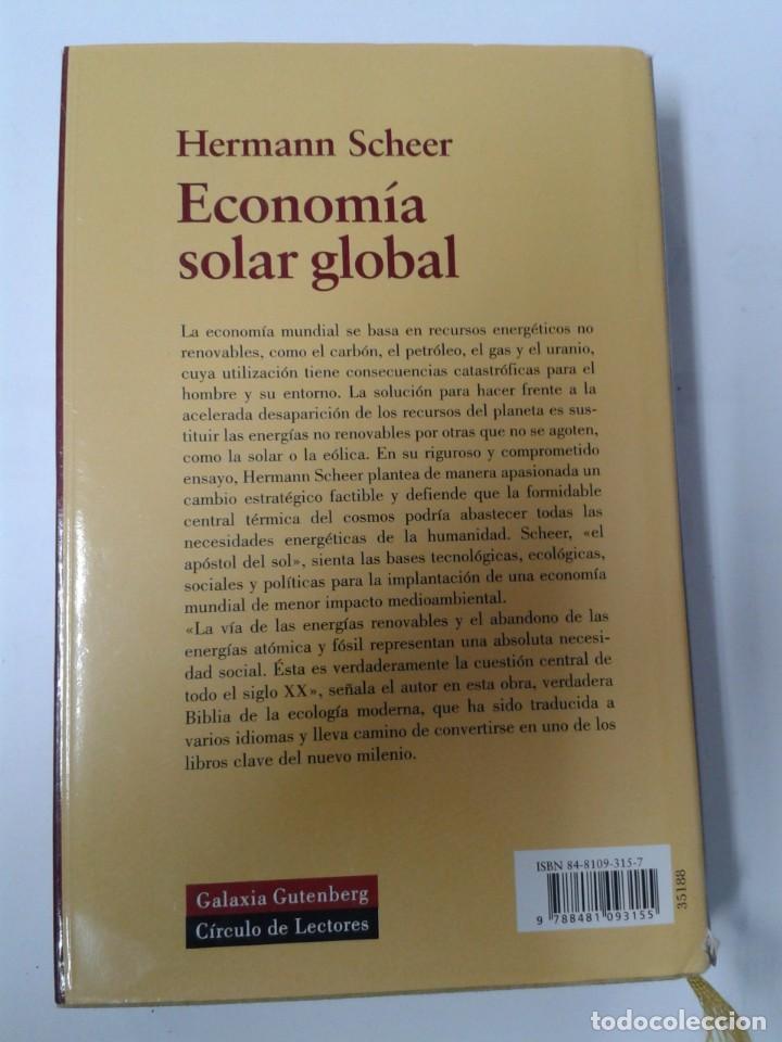 Libros: Econom&iacute;a solar global. H. Scheer - Foto 2