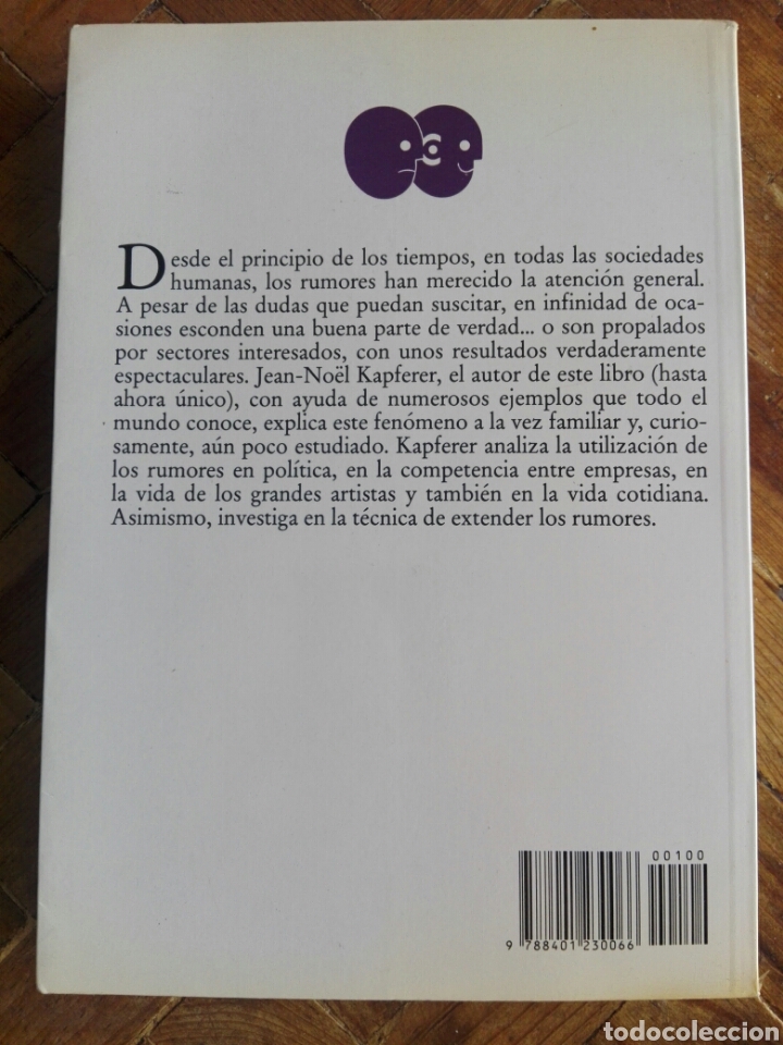 Libros: Libro Rumores de Jean-No&euml;l Kapferer - Foto 2