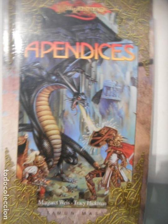 Libros: APENDICES DRAGON LANCE - TIMUN MAS - Foto 1