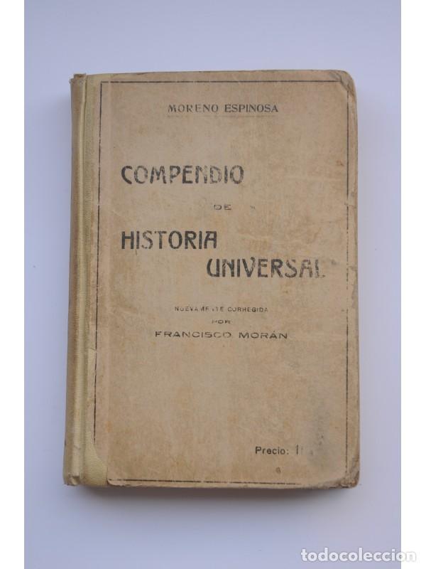 Libros: Compendio de historia universal - MORENO ESPINOSA, Alfonso - Foto 1