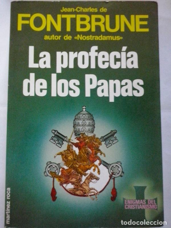 Libros: La profec&iacute;a de los papas - Jean-Charles de Fontbrune - Foto 1