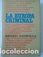 Libros: La Europa criminal - Enrico Altavilla - Foto 1
