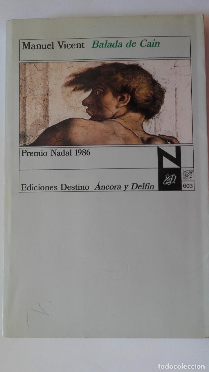 Libros: Balada de Ca&iacute;n - Manuel Vicent - Foto 1
