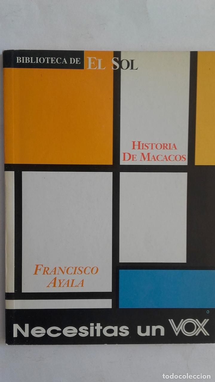 Libros: Historia de macacos y otros relatos - Francisco Ayala - Foto 1
