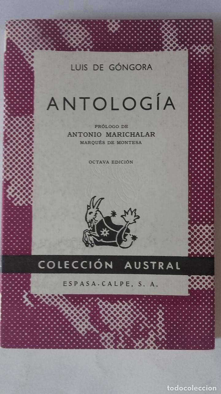Libros: Antolog&iacute;a - Luis de G&oacute;ngora - Foto 1