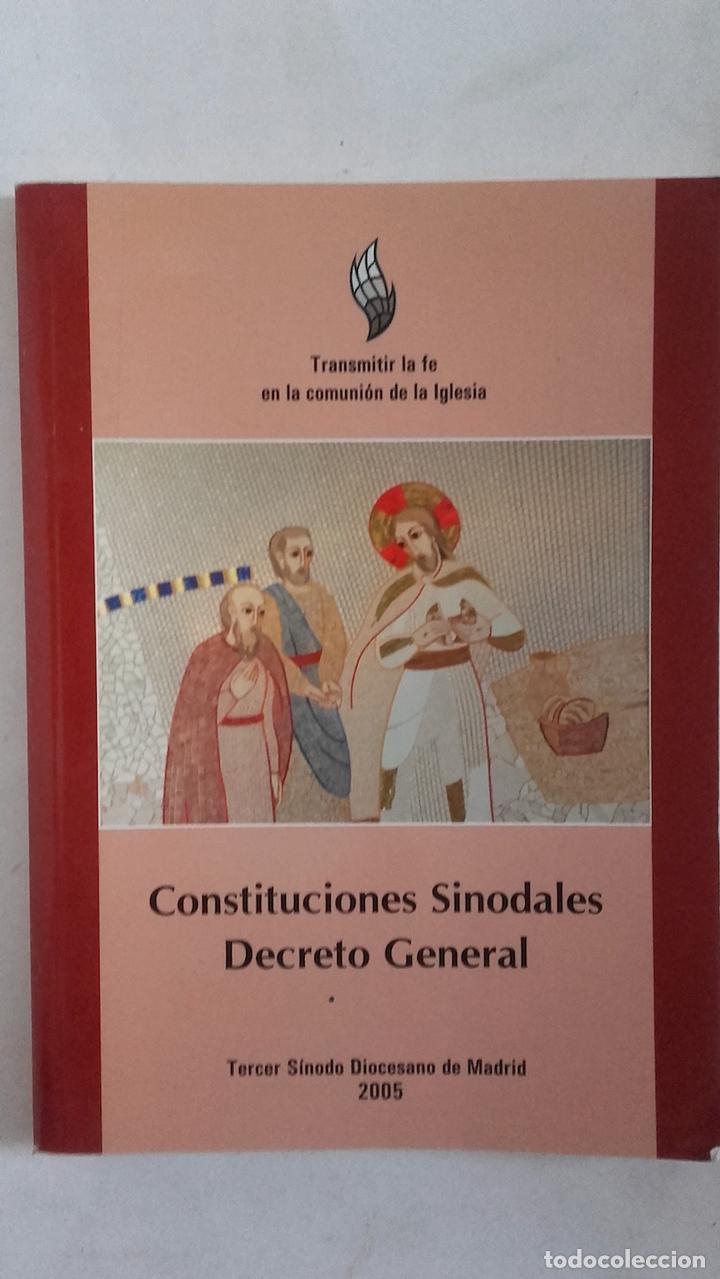 Libros: Constituciones Sinodales. Decreto General - Foto 1