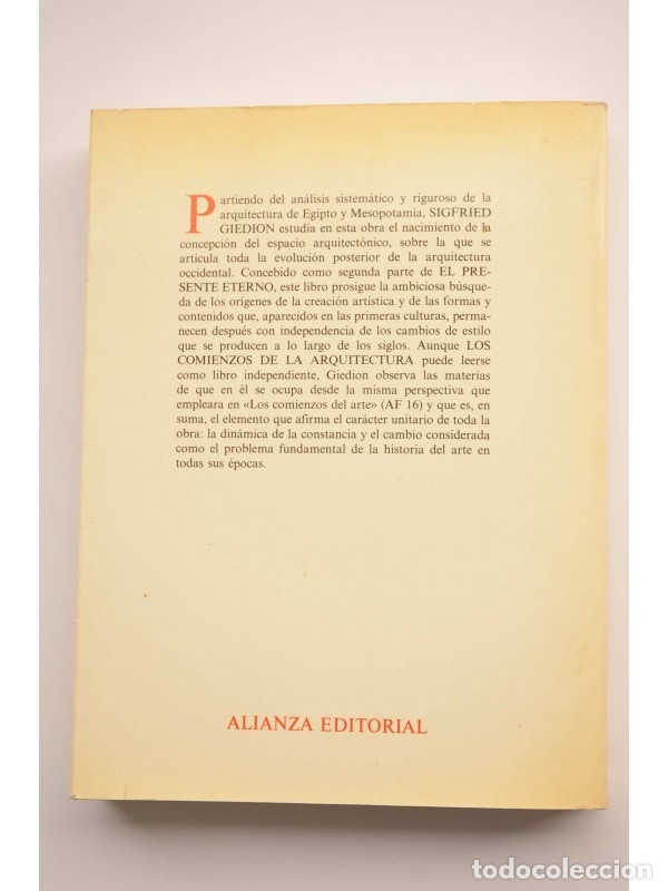 Libros: El presente eterno. Los comienzos de la arquitectura - GIEDION, Sigfried - Foto 6
