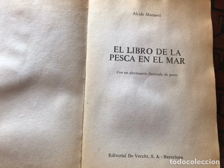 Libros: El Libro de la pesca en el mar. Alcide Mazzanti - Foto 3