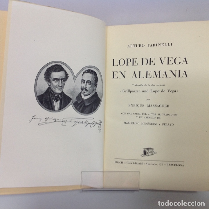 Libros: FARINELLI ARTURO LOPE DE VEGA EN ALEMANIA - Foto 3