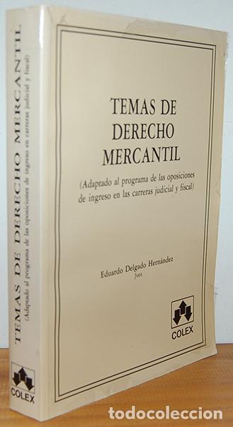 Libros: TEMAS DE DERECHO MERCANTIL (Adaptado al programa de las oposiciones de ingreso en las carreras judic - Foto 1