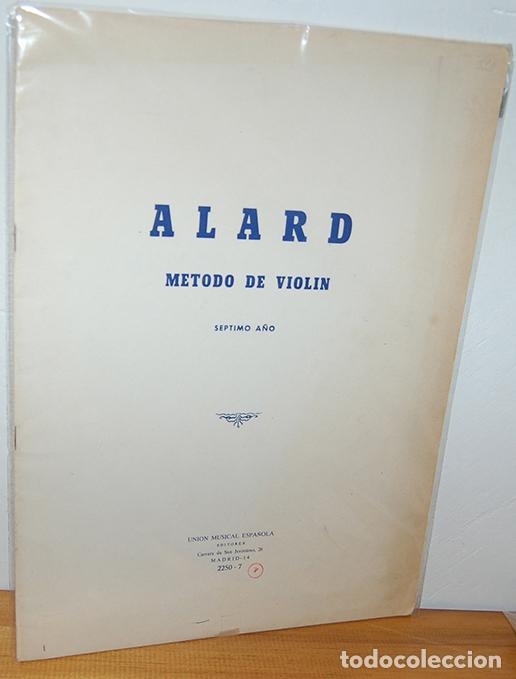 Libros: ALARD. M&eacute;todo de violin. Septimo a&ntilde;o - Foto 1