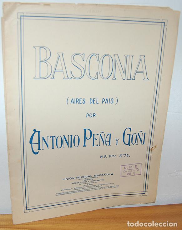 Libros: BASCONIA (Aires de Paris) - ANTONIO PE&Ntilde;A Y GO&Ntilde;I - Foto 1