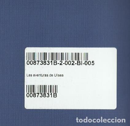 Libros: LIBROS EN BRAILLE: LAS AVENTURAS DE ULISES. 2 VOLS. - Foto 2