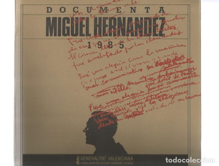 Libros: Documenta Miguel Hern&aacute;ndez 1985 (2 vol.). - Foto 1