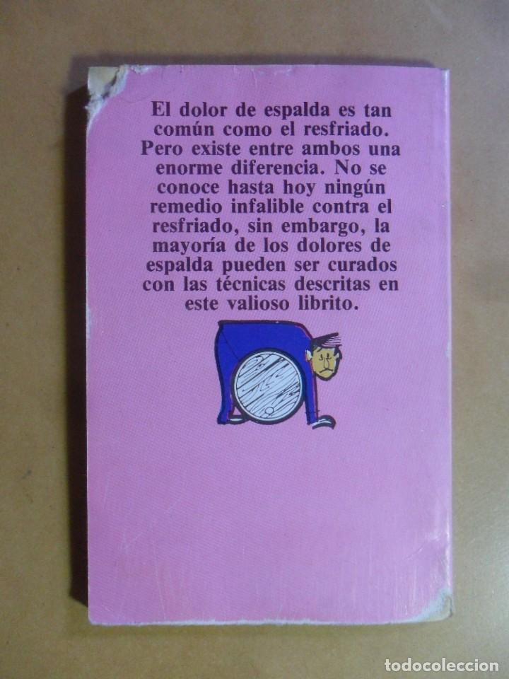 Libros: MINI-LIBROS PROTAGONISTAS N&ordm; 12 - TERMINE CON SUS DOLORES DE ESPALDA - 1981 - Foto 2