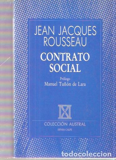 Libros: Contrato social - Rousseau, Jean Jacques - Foto 1