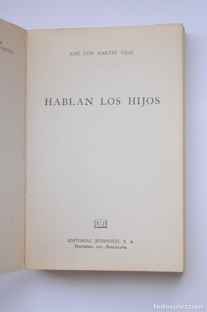Libros: Hablan los hijos - MARTIN VIGIL, Jos&eacute; Luis - Foto 2