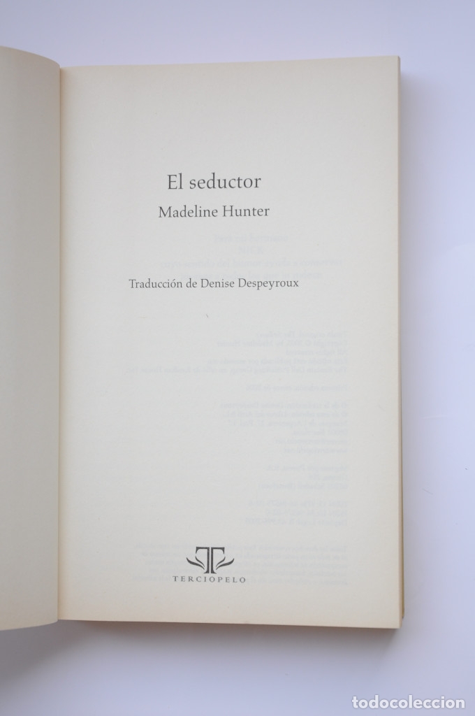 Libros: El seductor - HUNTER, Madeline - Foto 2