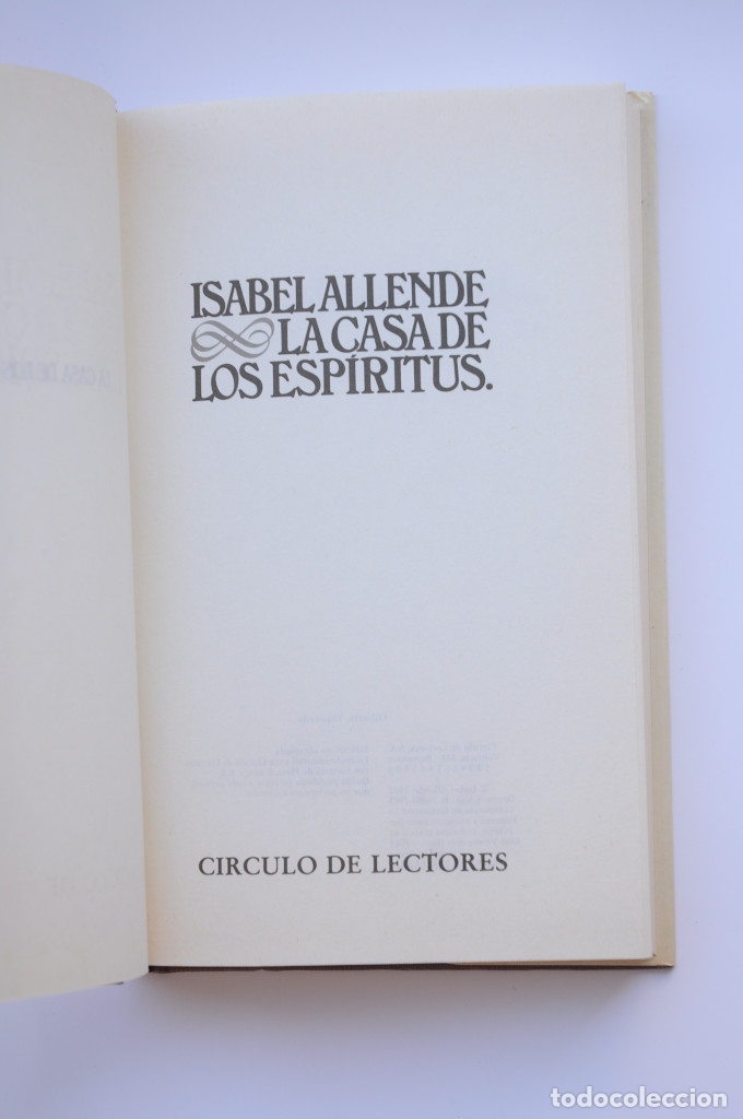 Libros: La casa de los esp&iacute;ritus - ALLENDE, Isabel - Foto 3
