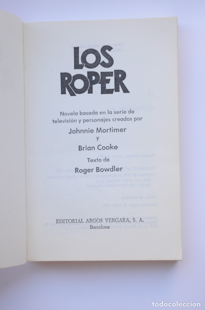 Libros: Los Roper - BOWDLER, Roger - Foto 2