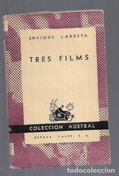 Libros: TRES FILMS - LARRETA, ENRIQUE - Foto 3