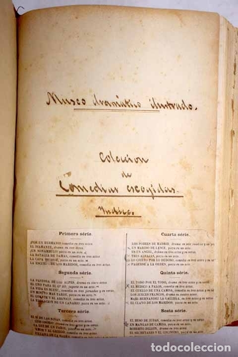 Libri di seconda mano: Museo dram&aacute;tico ilustrado, varios n&uacute;meros