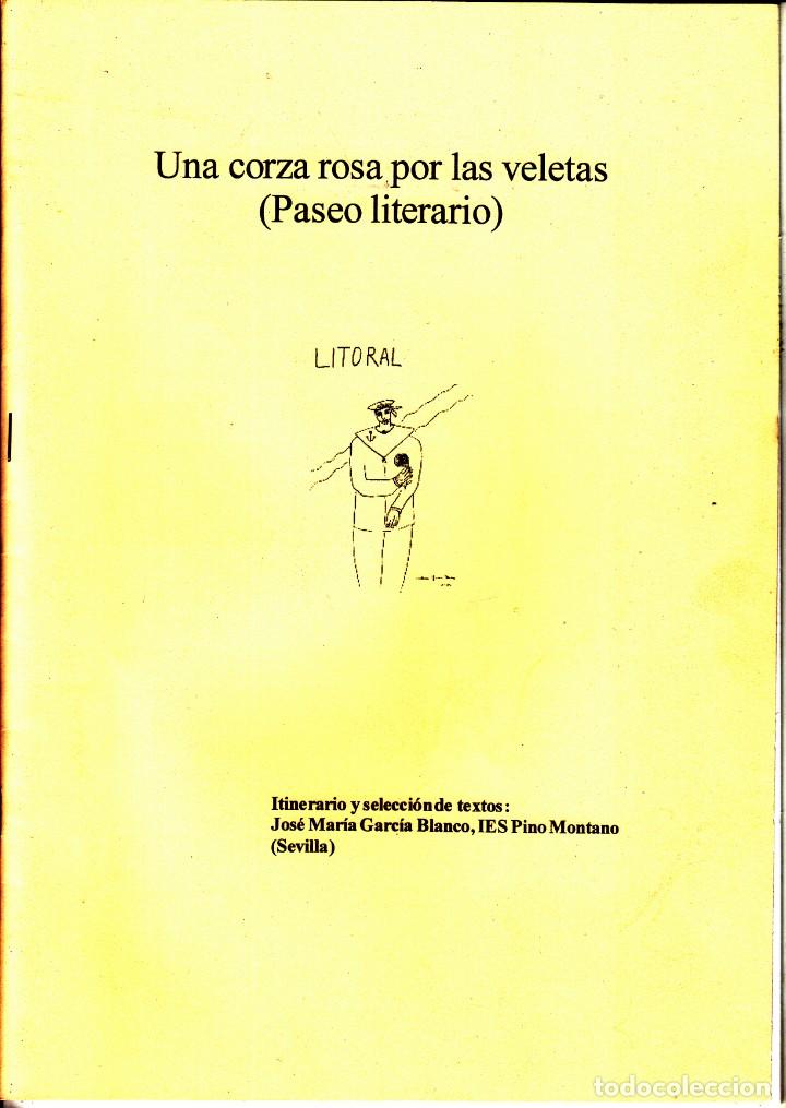 Livres: UNA CORZA ROSA POR LAS VELETAS (PASEO LITERARIO, GRANADA) ITINERARIO Y SELECCI&Oacute;N J. M. GARC&Iacute;A BLANCO