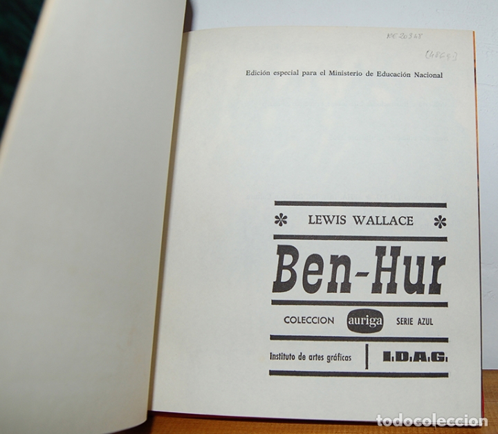 Libros: BEN - HUR - LEWIS WALLACE - Foto 2