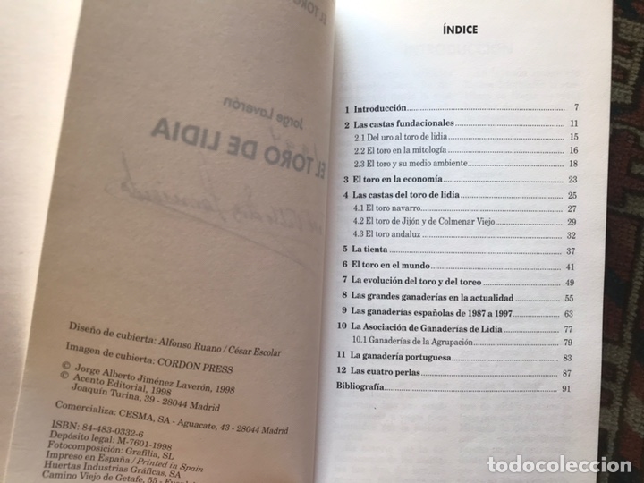 Libros: El toro de lidia. Acento. Flash. Dif&iacute;cil - Foto 4