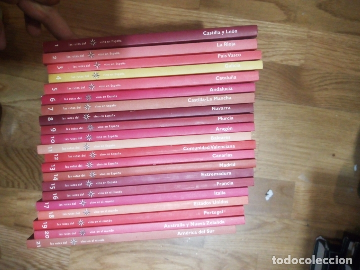 Libros: Las rutas del vino 23 tomos - Foto 1