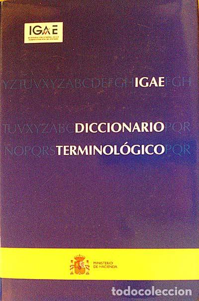 Libros: DICCIONARIO TERMINOL&Oacute;GICO DE LA IGAE - VVAA - Foto 1