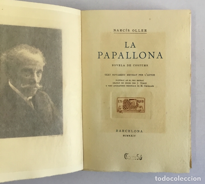 Libros: LA PAPALLONA. Novela de costums. - OLLER, Narc&iacute;s. - Foto 2