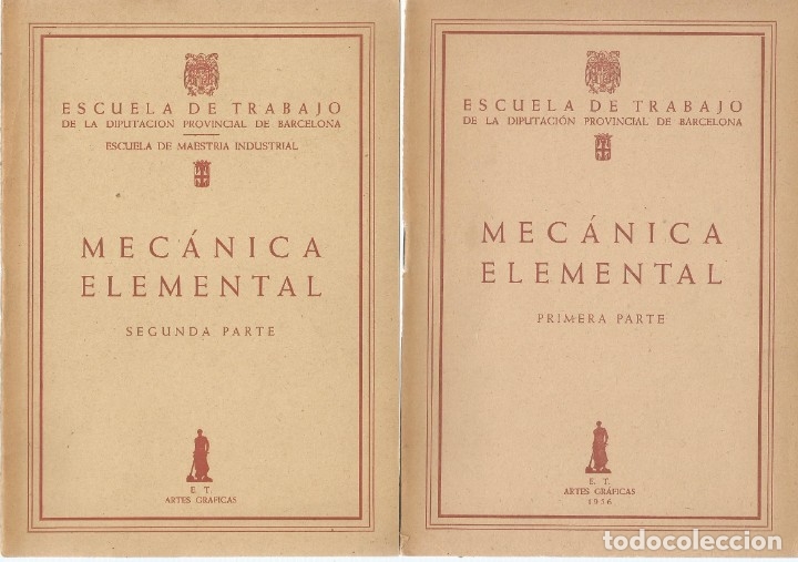 Libros: Mec&aacute;nica elemental. (4 vol.). - Foto 2