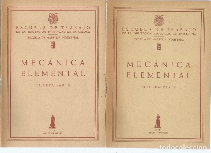 Libros: Mec&aacute;nica elemental. (4 vol.). - Foto 3