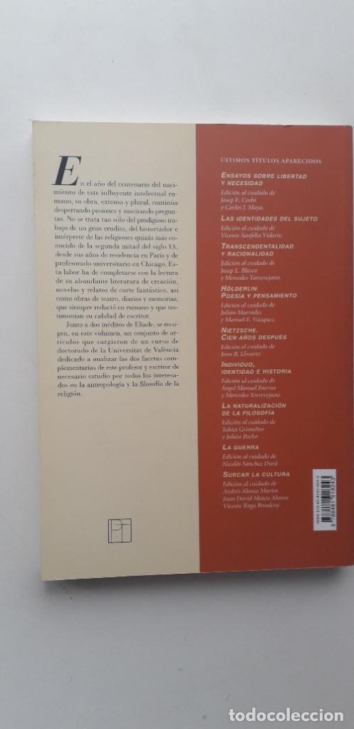 Libros: MIRCEA ELIADE, EL PROFESOR Y EL ESCRITOR - JOAN B. LLINARES (DEDICADO) - Foto 3