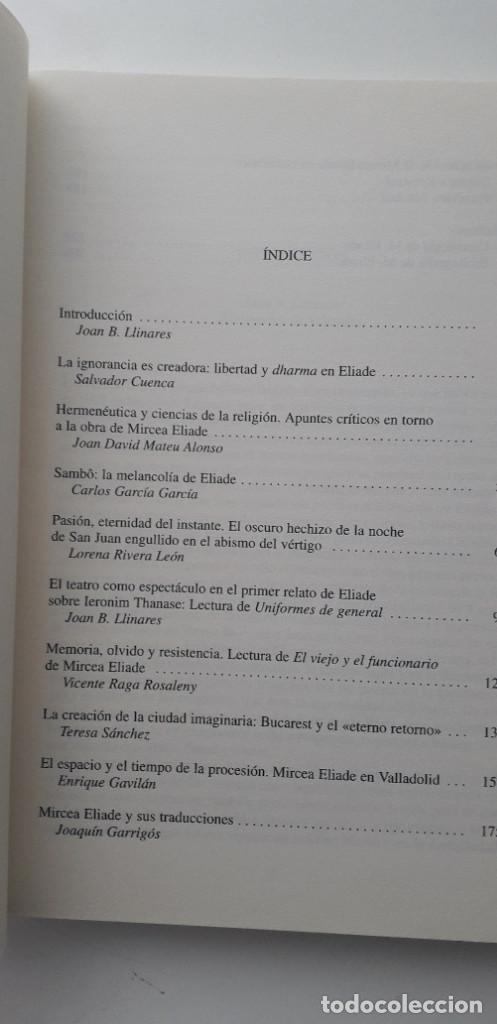 Libros: MIRCEA ELIADE, EL PROFESOR Y EL ESCRITOR - JOAN B. LLINARES (DEDICADO) - Foto 5