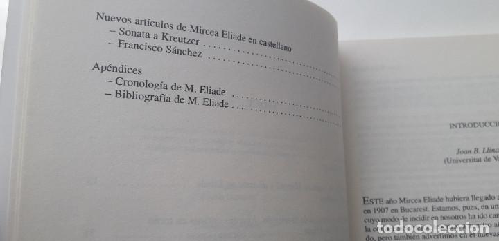 Libros: MIRCEA ELIADE, EL PROFESOR Y EL ESCRITOR - JOAN B. LLINARES (DEDICADO) - Foto 6