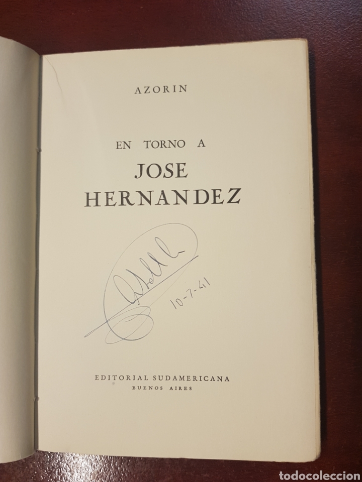 Libros: En torno a jose hernandez - azorin - 1939 - Foto 2