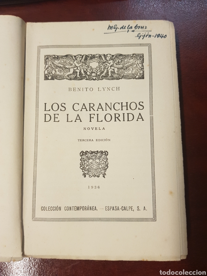 Libros: Los caranchos de la florida - benito lynch - 1936 - Foto 2