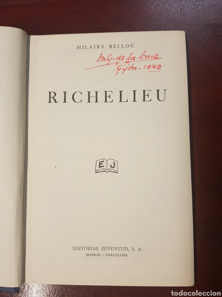 Libros: Richelieu - hilaire belloc - 1937 - Foto 2