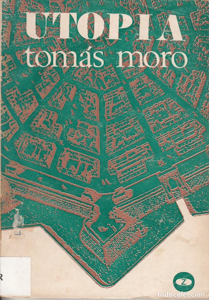 Libros: TOM&Aacute;S MORO. UTOP&Iacute;A. EDITORIAL ZERO, MADRID 1971. - Foto 1
