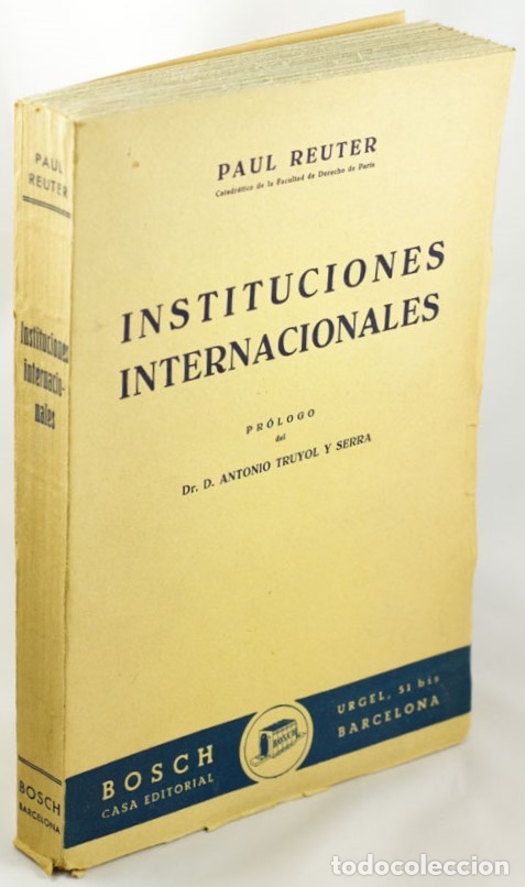 Libros: INSTITUCIONES INTERNACIONALES - REUTER, Paul - Foto 2