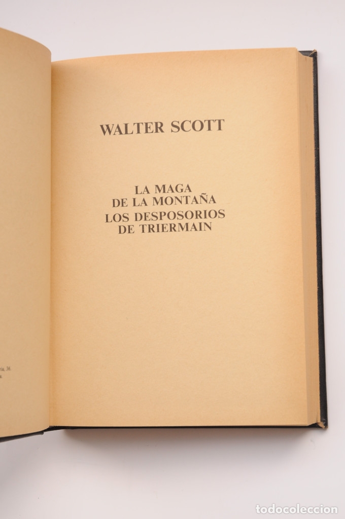 Libros: La maga de la monta&ntilde;a , Los desposorios e Triermain - SCOTT, Walter - Foto 3