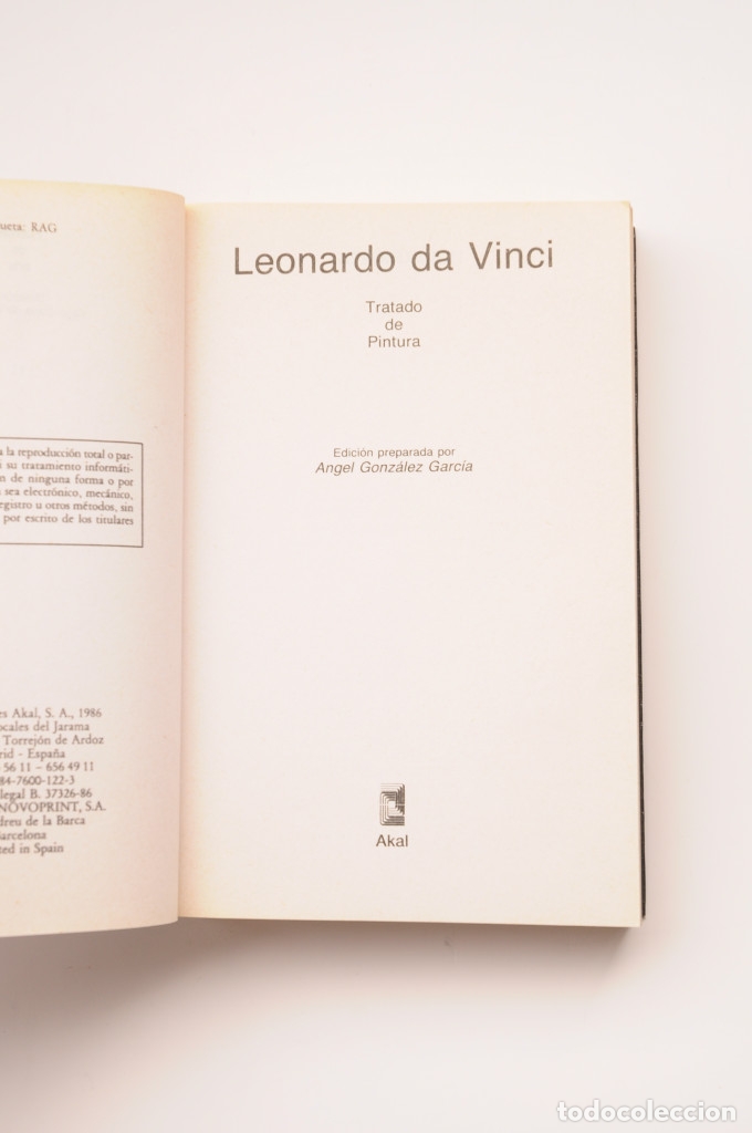 Libros: Tratado de la pintura - VINCI, Leonardo da - Foto 2