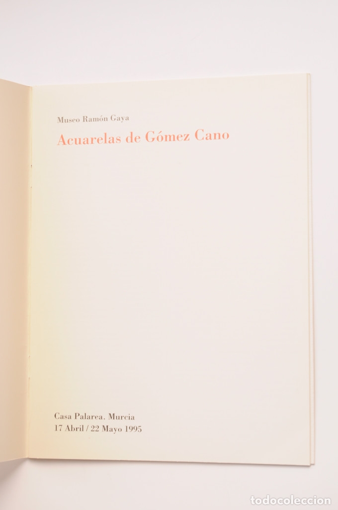 Libros: Acuarelas de G&oacute;mez Cano - G&Oacute;MEZ CANO, Antonio - Foto 2