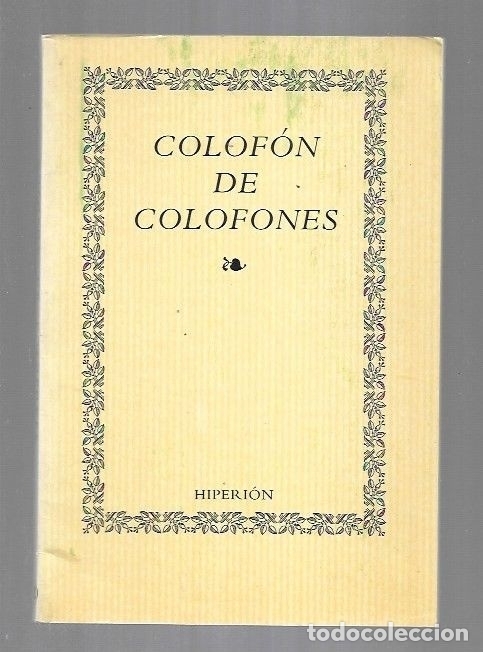 Libros: COLOFON DE COLOFONES - VARIOS - Foto 3