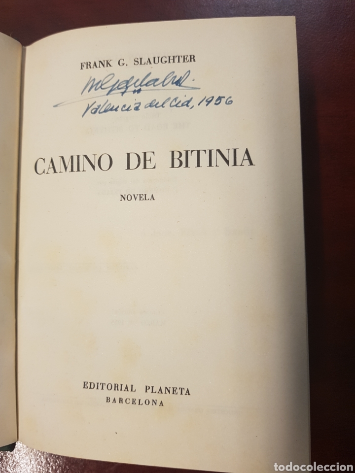 Libros: Camino de bitinia - frank g. Slaughter - 1955 - con ex libris - Foto 3