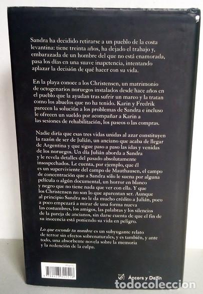 Libros: Libro: Lo que esconde tu nombre - Clara Sanchez - Foto 2