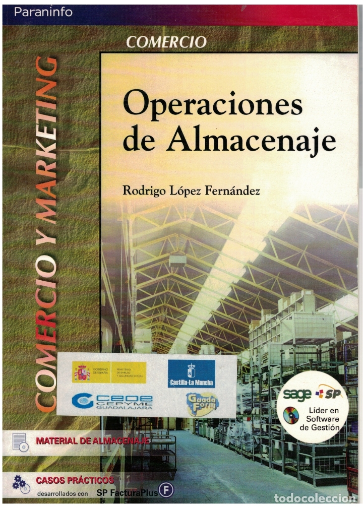 Libros: Operaciones de Almacenaje, con CD-Rom (casos practicos, material de almacenaje, SP Factura Plus) - R - Foto 1